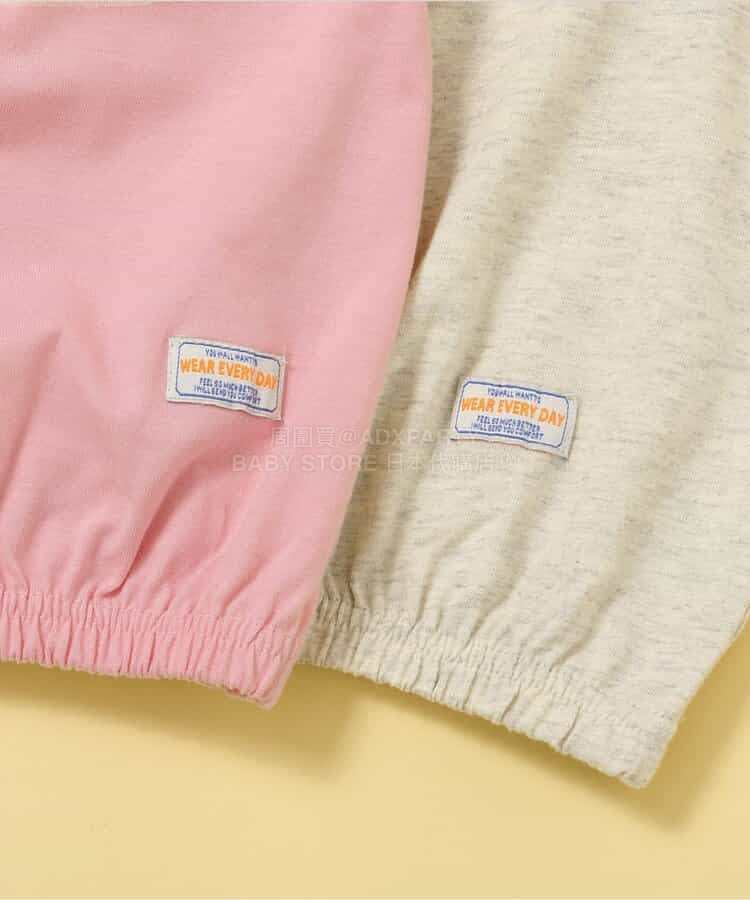 日本童裝 BREEZE 徽章手袖衛衣 80-140cm 女童款 春季 TOPS