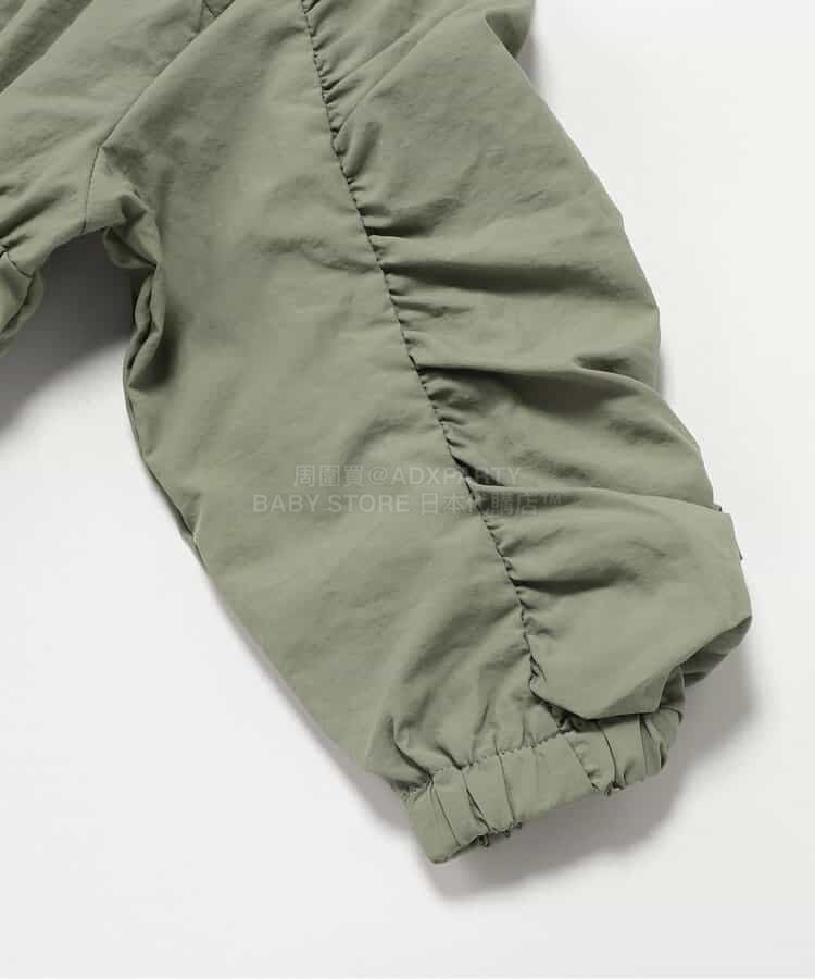 日本童裝 BREEZE 緞帶褶皺風衣 80-140cm 女童款 春季 OUTERWEAR