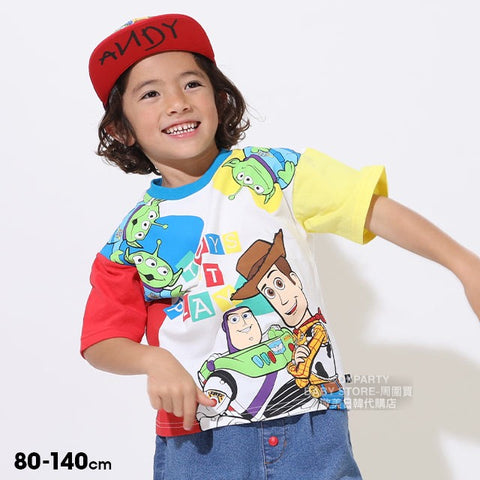 日本童裝 BDL x Disney The Toy Story 短袖T恤 80-140cm 男童款 夏季 TOPS