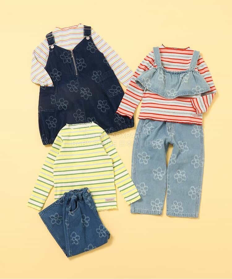 日本童裝 BREEZE 牛仔吊帶衫 80-140cm 女童款 春季 TOPS