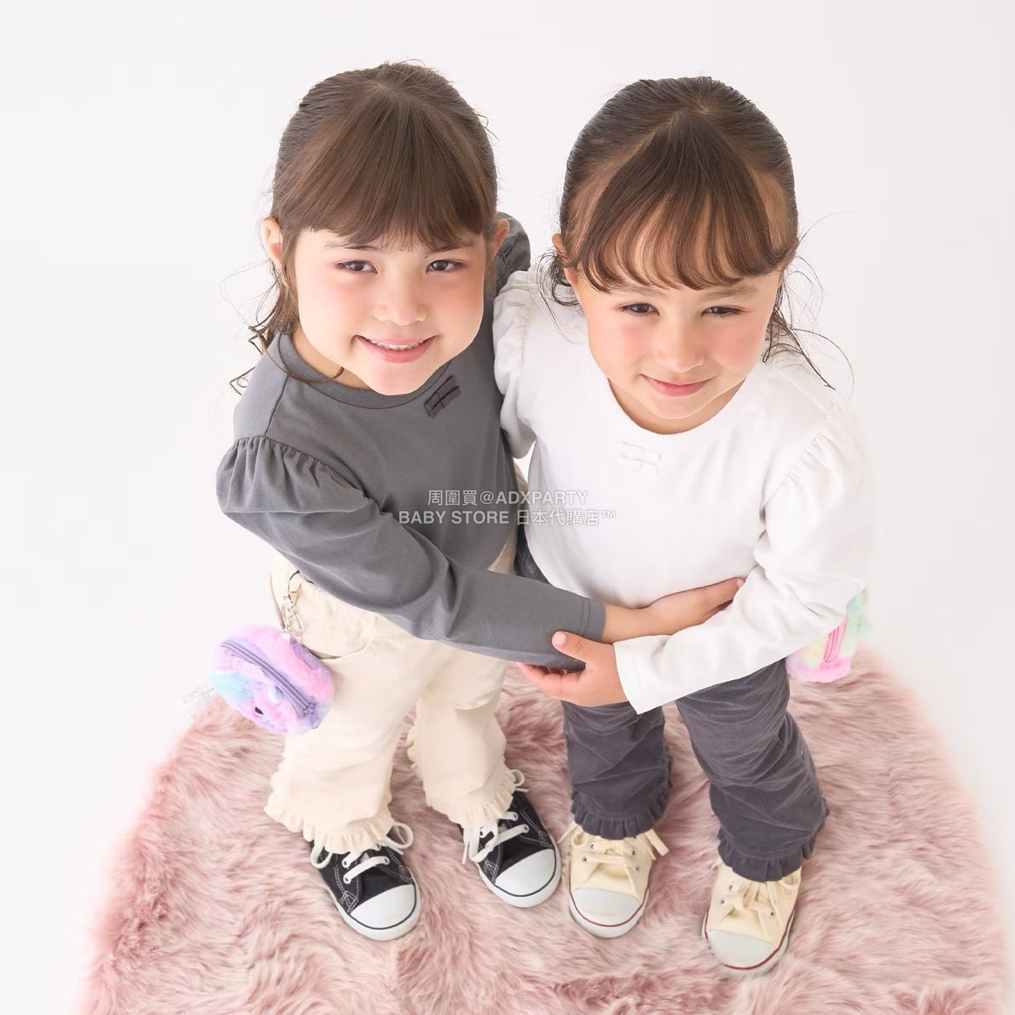 日本童裝 Ly# mine 蝴蝶結宮廷肩袖上衣 100-150cm 女童款 冬季 TOPS