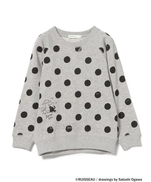 日本童裝 BEAMS mini 波點衛衣 90-150cm 男童款/女童款 秋冬季 TOPS