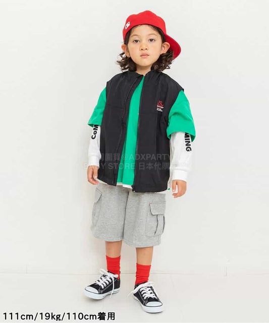 日本童裝 BREEZE 寬版工裝短褲 90-150cm 男童款 夏季 PANTS