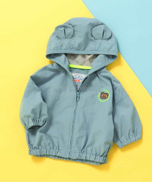 日本童裝 BREEZE 防水系列 防UV 風褸 70-80cm 男童款 初生嬰毛 夏季 OUTERWEAR