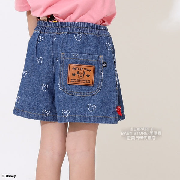 日本童裝 BDL x Disney 牛仔裙褲 80-140cm 女童款 夏季 PANTS