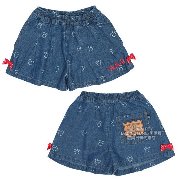 日本童裝 BDL x Disney 牛仔裙褲 80-140cm 女童款 夏季 PANTS