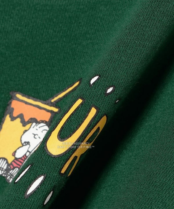 日本童裝 B:MING by BEAMS Peanuts 全花紋印花衛衣 90-140cm 男童款/女童款 秋冬季 TOPS