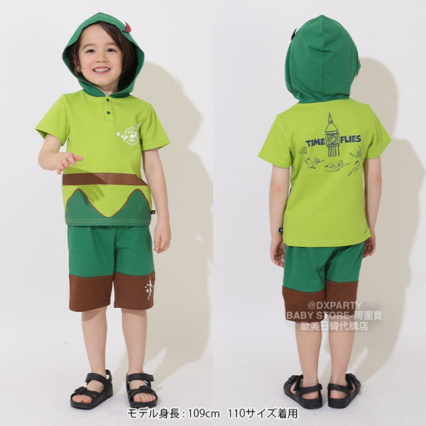 日本童裝 BDL x Disney 小飛俠套裝 90-130cm 男童款 夏季 TOPS PANTS