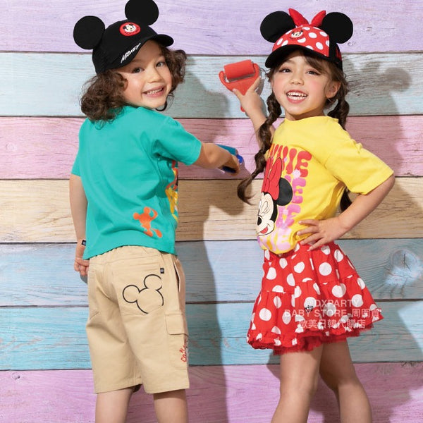 日本童裝 BDL x Disney 短袖T恤 80-150cm 男童款/女童款 夏季 TOPS 親子裝