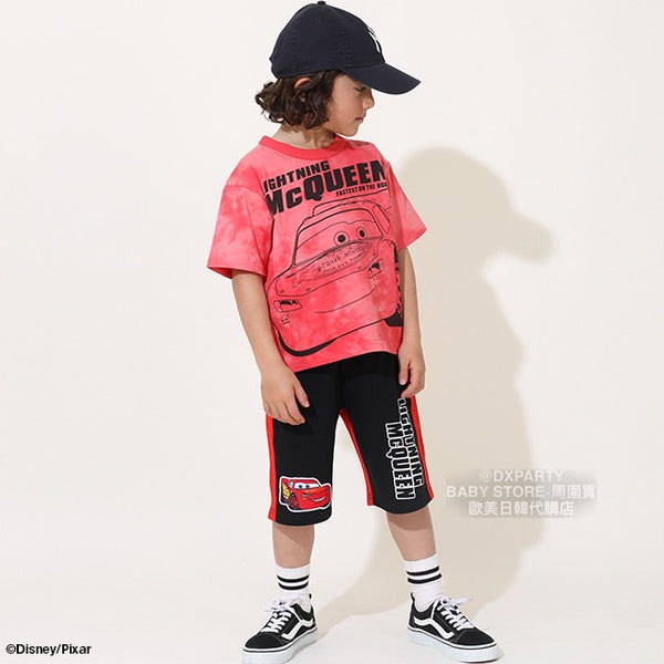 日本童裝 BDL x Disney Cars 短袖T恤 90-130cm 男童款 夏季 TOPS