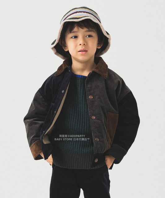 日本童裝 B:MING by BEAMS 燈芯絨外套 100-140cm 男童款/女童款 秋冬季 (適合香港平均溫度、寒冷天氣)OUTERWEAR