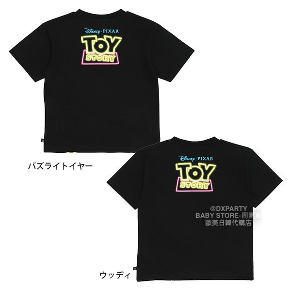 日本童裝 BDL x Disney The Toy Story 夜光短袖T恤 80-150cm 男童款/女童款 夏季 TOPS 親子裝