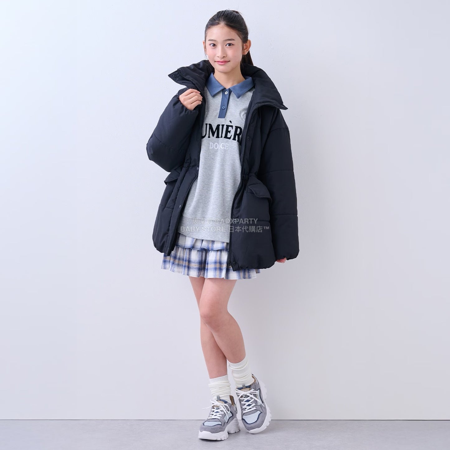 日本直送 pom ponette junior 福袋5點 140-165cm 女童款 2026年日本新春福袋 福袋不參與$900免運 滿$900可加$25免運【日本預售:2026年1月1日】