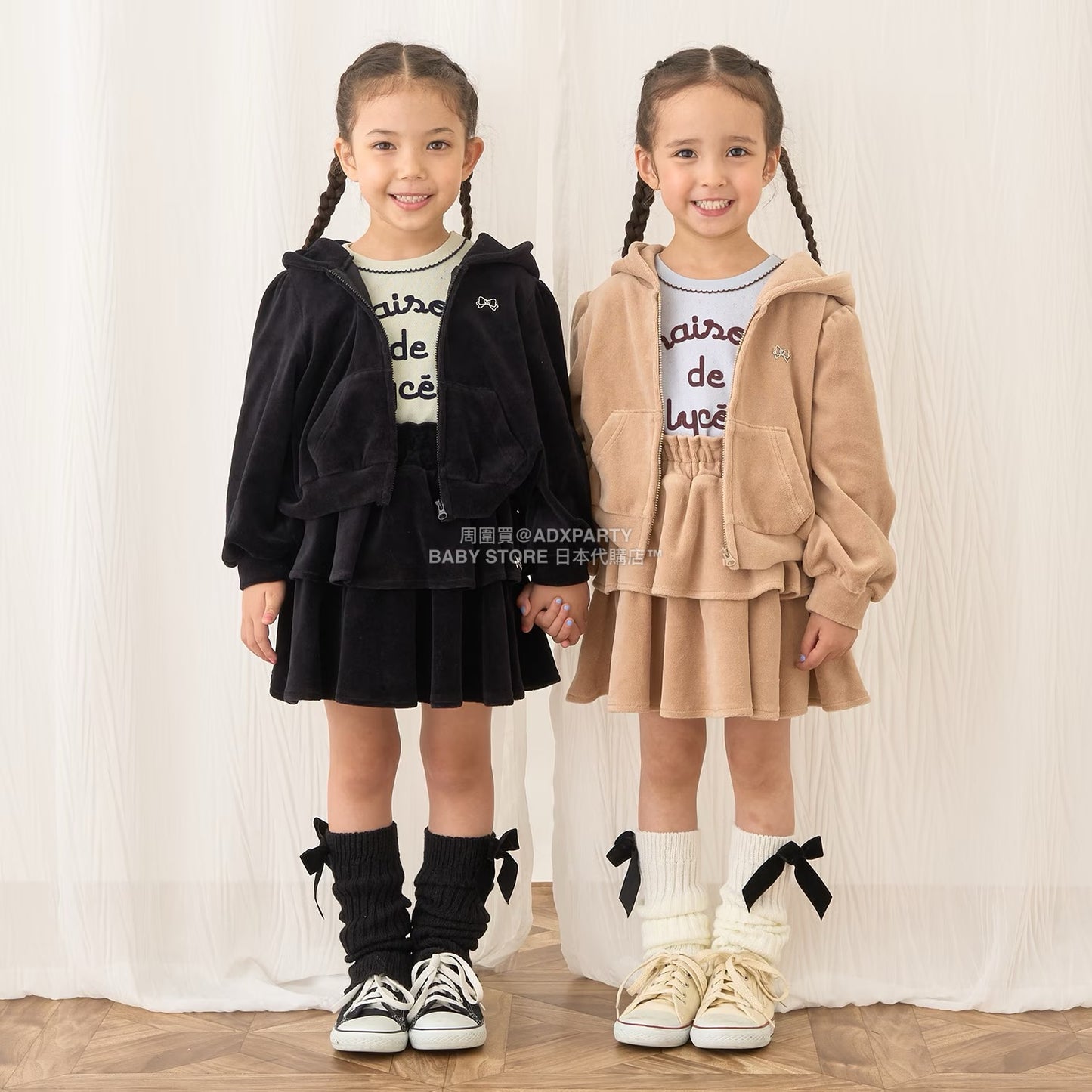 日本童裝 Ly# mine 天鵝絨蛋糕裙 100-150cm 女童款 秋季 SKIRTS