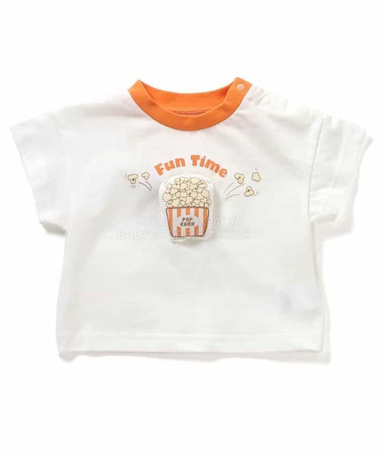 日本童裝 BREEZE 立體圖案上衣 70-80cm 男童款 初生嬰兒 夏季 TOPS