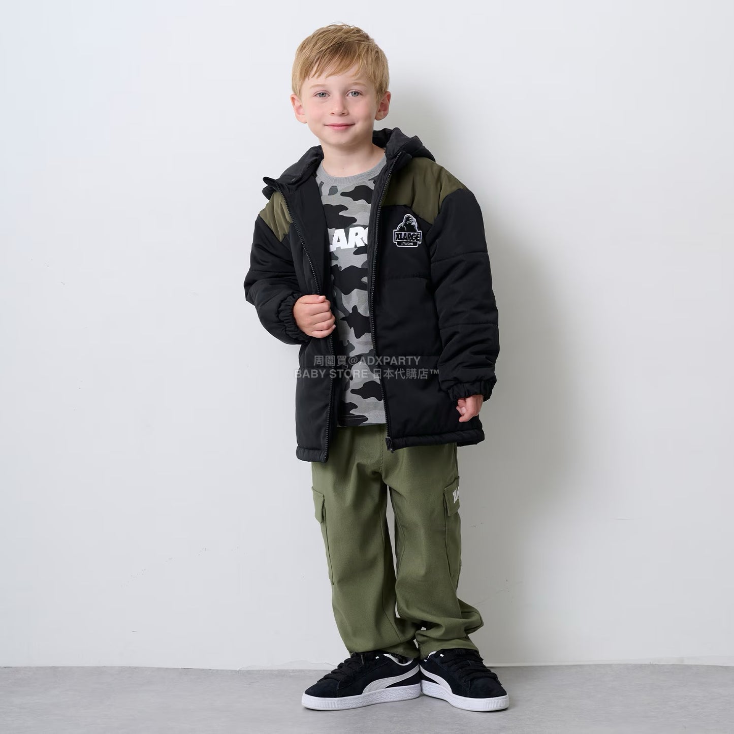 日本直送 XLARGE KIDS 福袋5點 90-140cm 男童款 2026年日本新春福袋 福袋不參與$900免運 滿$900可加$25免運【日本預售:2026年1月1日】