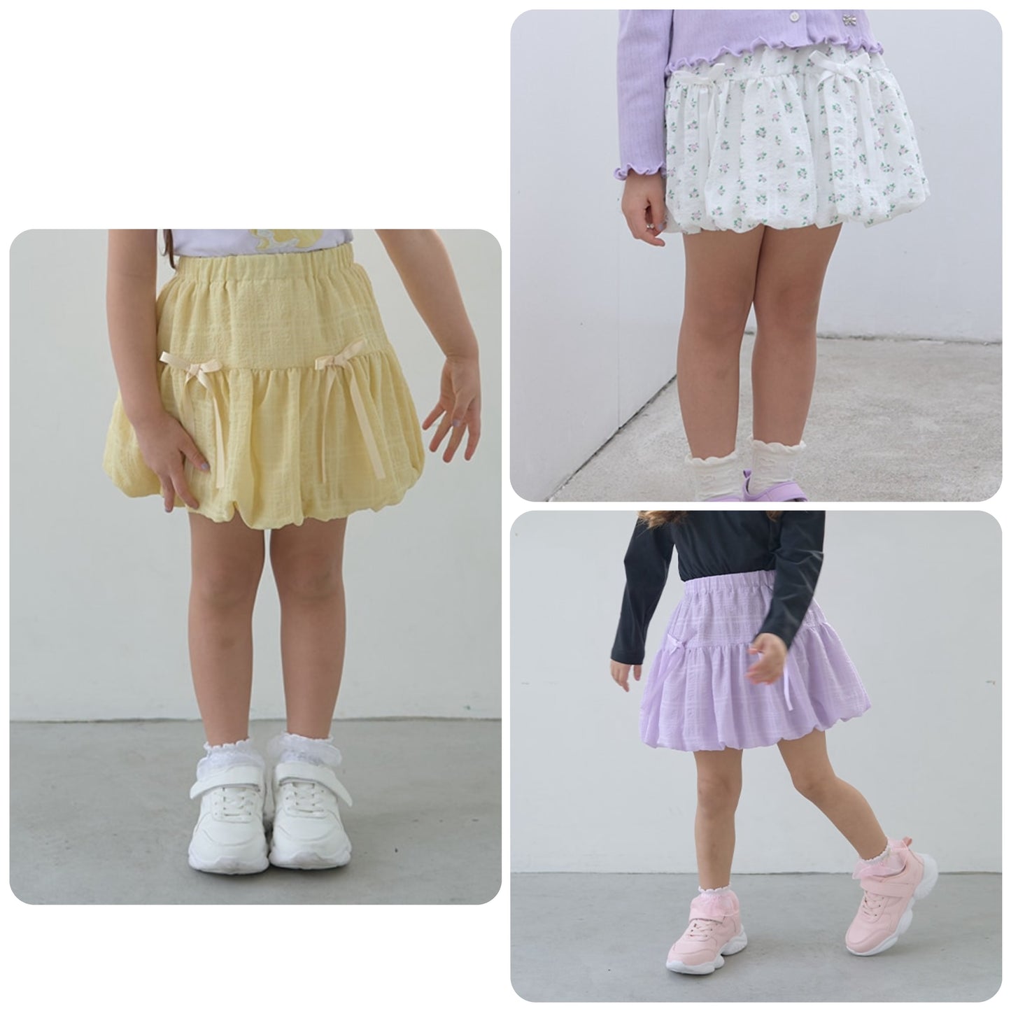 Japanese children's clothing Ly# mine bubble skirt 100-150cm girls spring and summer SKIRTS