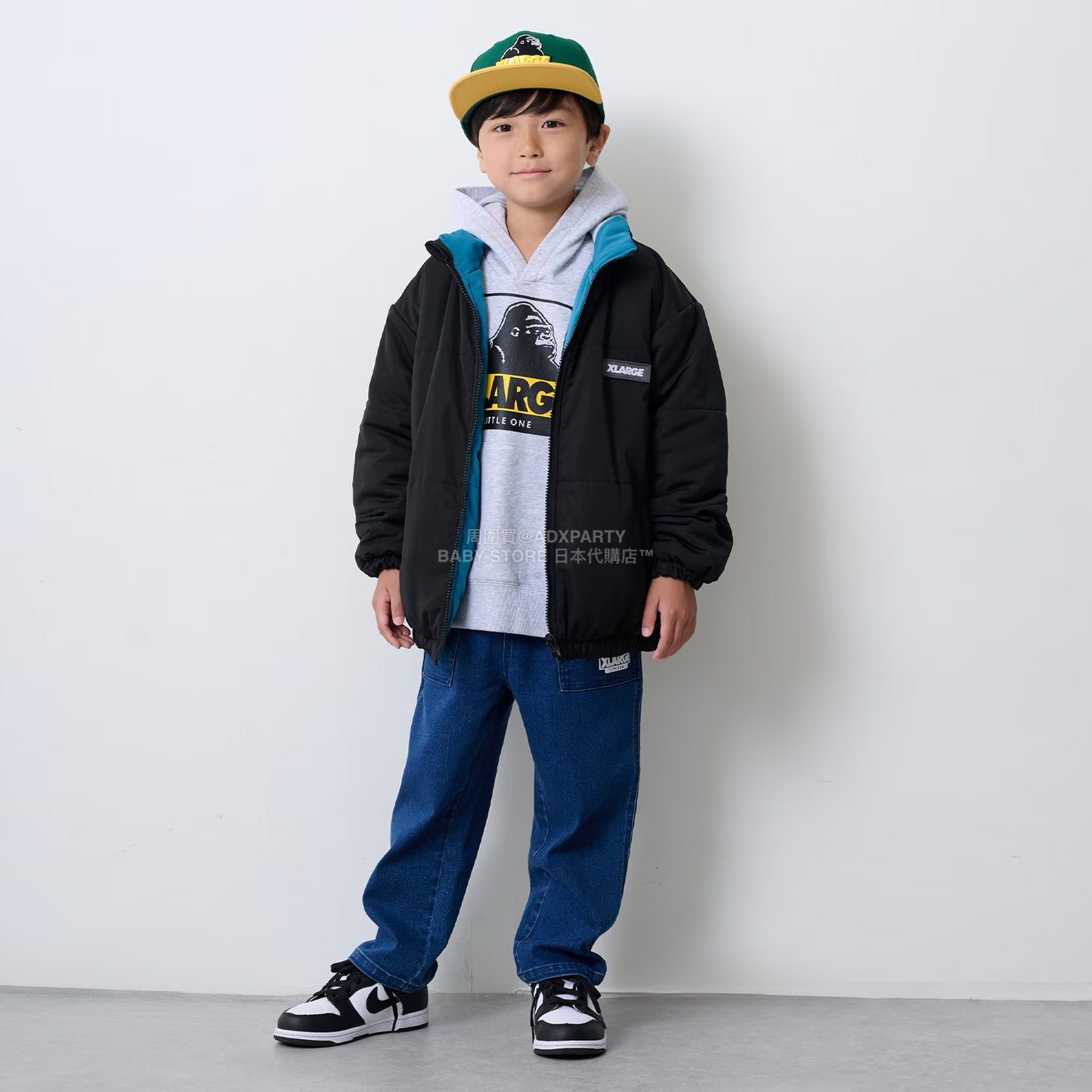 日本直送 XLARGE KIDS 福袋5點 90-140cm 男童款 2026年日本新春福袋 福袋不參與$900免運 滿$900可加$25免運 【日本預售:2026年1月1日】