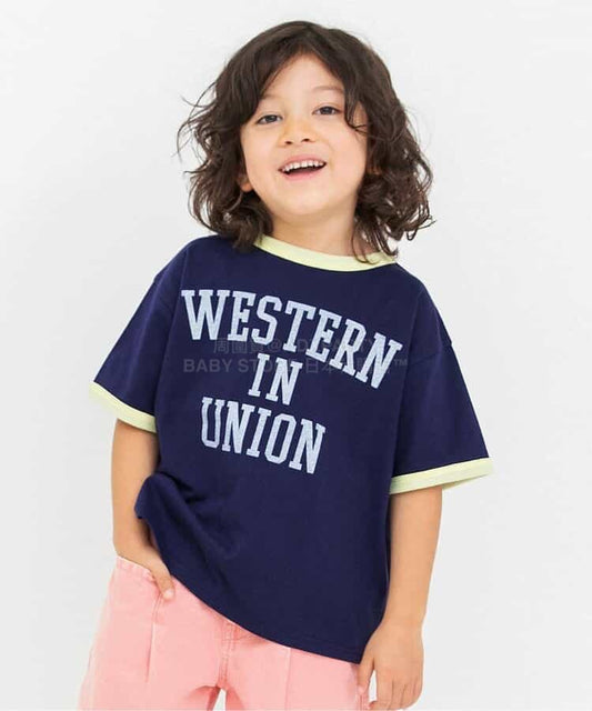 日本童裝 BREEZE 字母印花上衣 80-140cm 男童款/女童款 夏季 TOPS