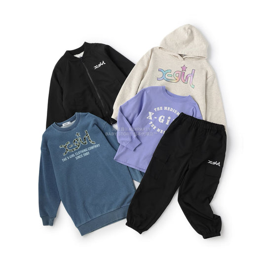 日本直送 X-girl Stages 福袋5點 90-140cm 女童款 2026年日本新春福袋 福袋不參與$900免運 滿$900可加$25免運【日本預售:2026年1月1日】