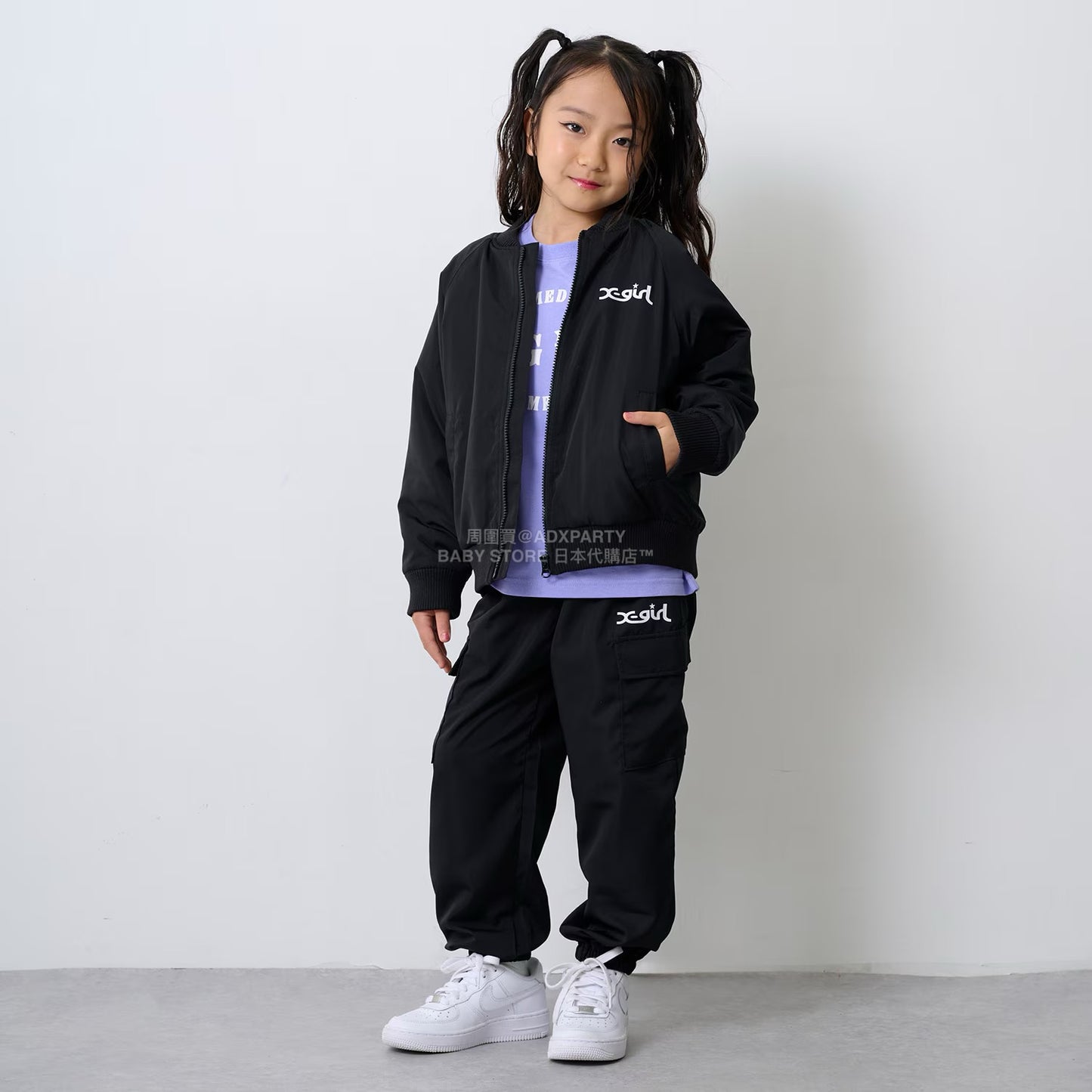 日本直送 X-girl Stages 福袋5點 90-140cm 女童款 2026年日本新春福袋 福袋不參與$900免運 滿$900可加$25免運【日本預售:2026年1月1日】