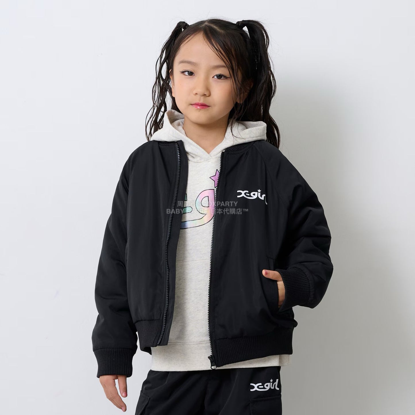 日本直送 X-girl Stages 福袋5點 90-140cm 女童款 2026年日本新春福袋 福袋不參與$900免運 滿$900可加$25免運【日本預售:2026年1月1日】