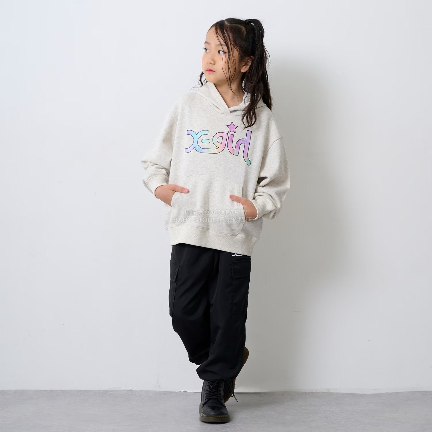 日本直送 X-girl Stages 福袋5點 90-140cm 女童款 2026年日本新春福袋 福袋不參與$900免運 滿$900可加$25免運【日本預售:2026年1月1日】