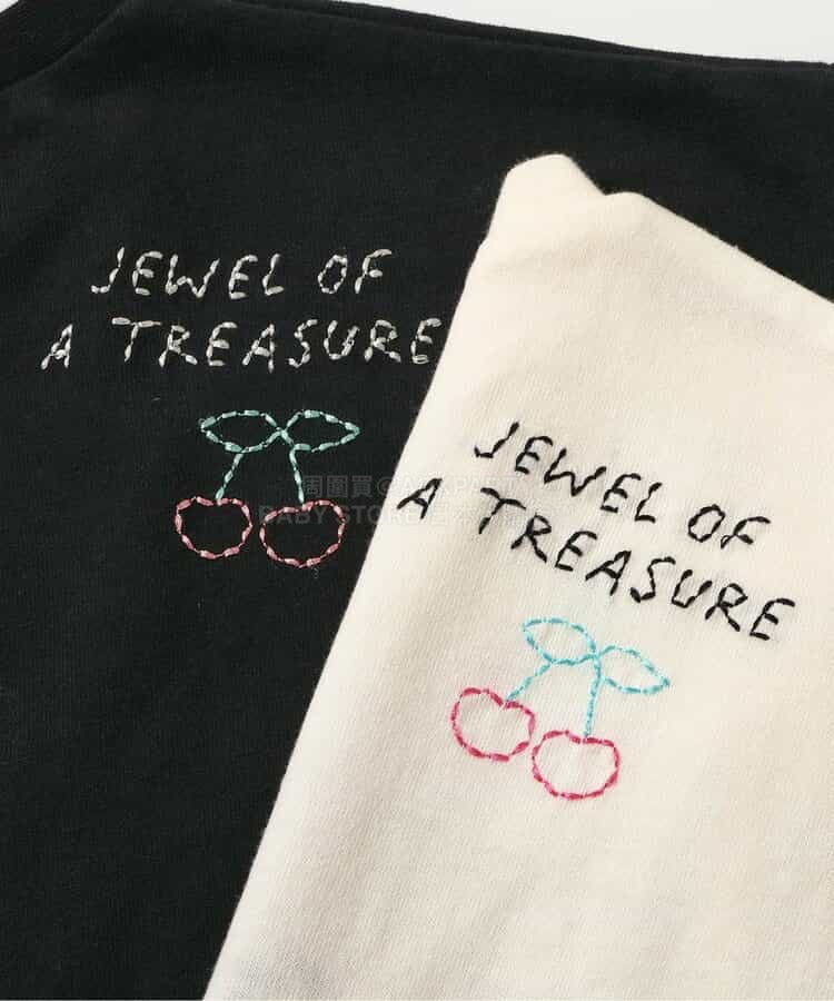 日本童裝 BREEZE 刺繡荷葉邊上衣 80-140cm 女童款 夏季 TOPS