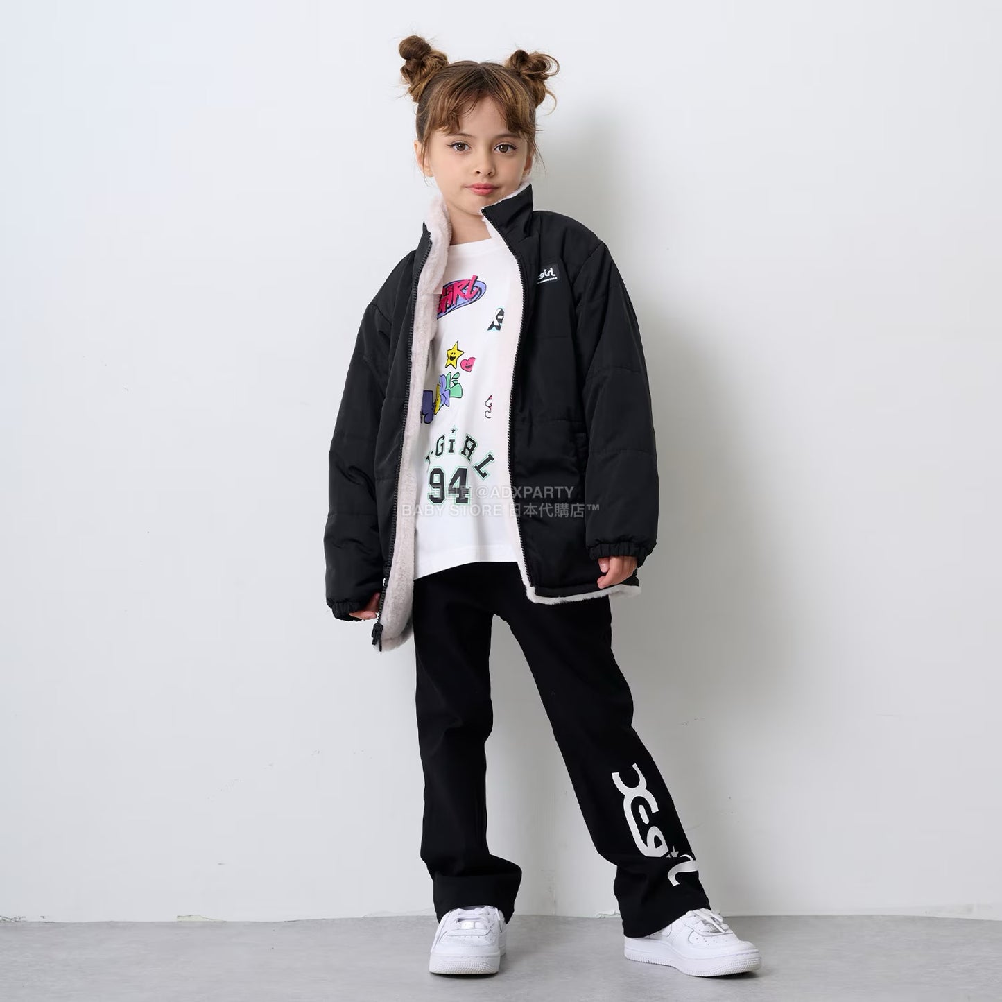 日本直送 X-girl Stages 福袋5點 90-140cm 女童款 2026年日本新春福袋 福袋不參與$900免運 滿$900可加$25免運【日本預售:2026年1月1日】