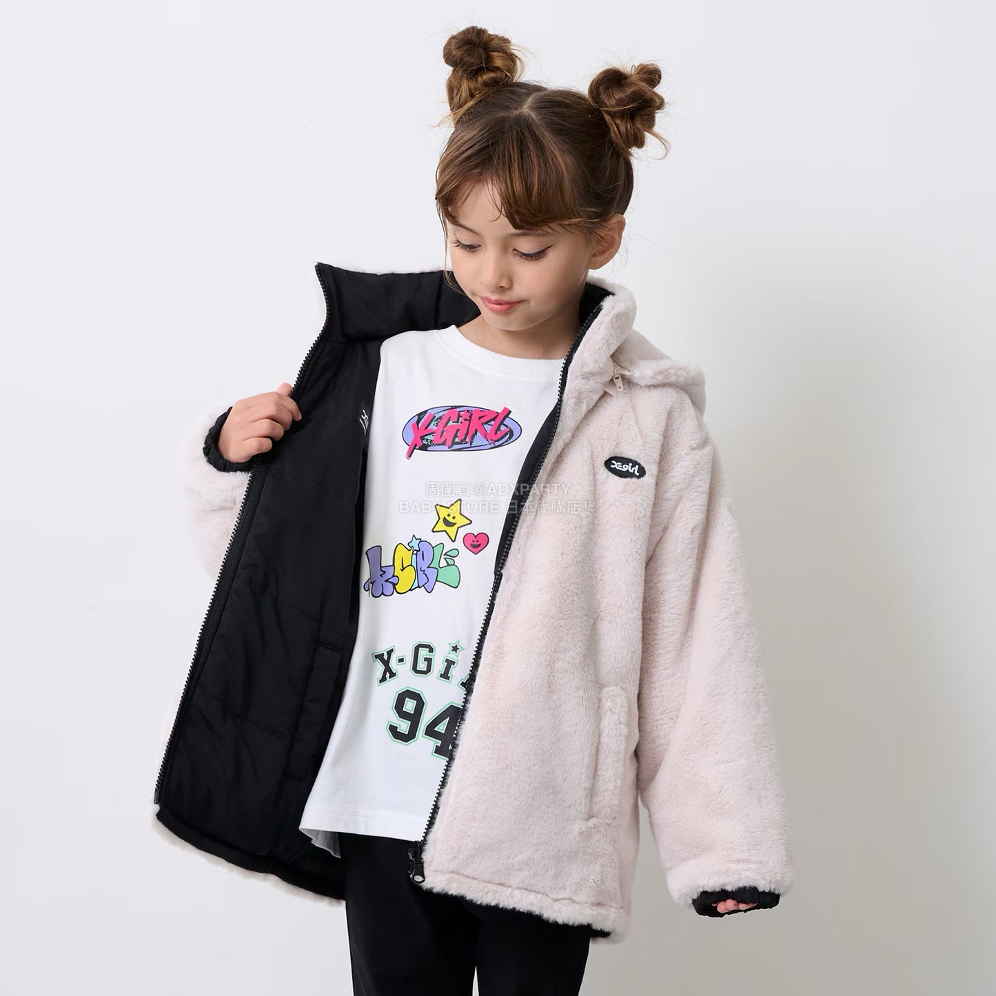日本直送 X-girl Stages 福袋5點 90-140cm 女童款 2026年日本新春福袋 福袋不參與$900免運 滿$900可加$25免運【日本預售:2026年1月1日】