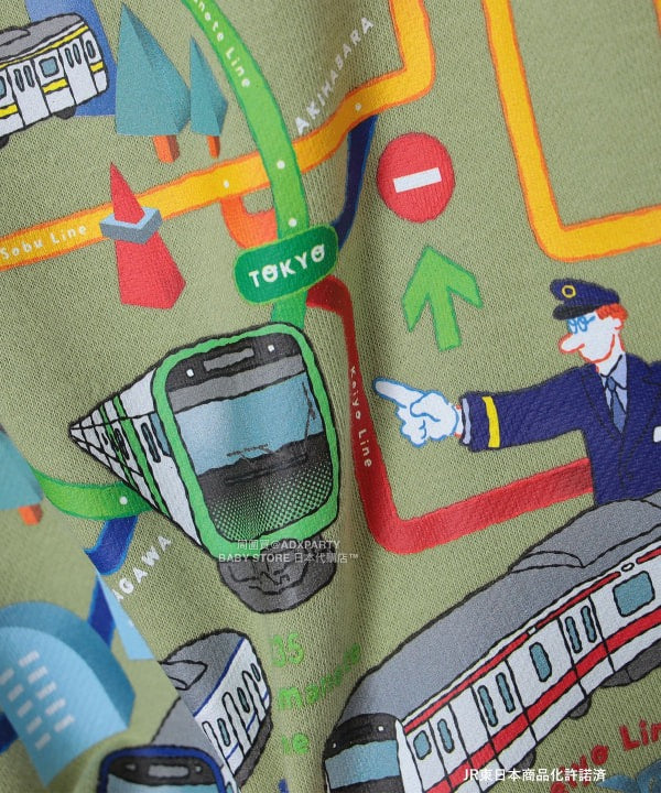 日本童裝 BEAMS mini JR 在来線 衛衣 90-150cm 男童款 秋冬季 TOPS 鐵路系列