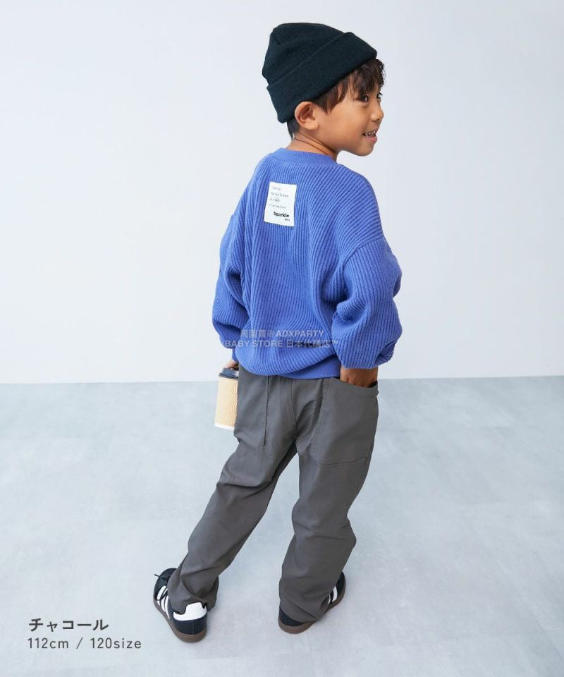 日本童裝 dev!rock 彈性斜紋休閒長褲 100-160cm 男童款/女童款 秋季 PANTS