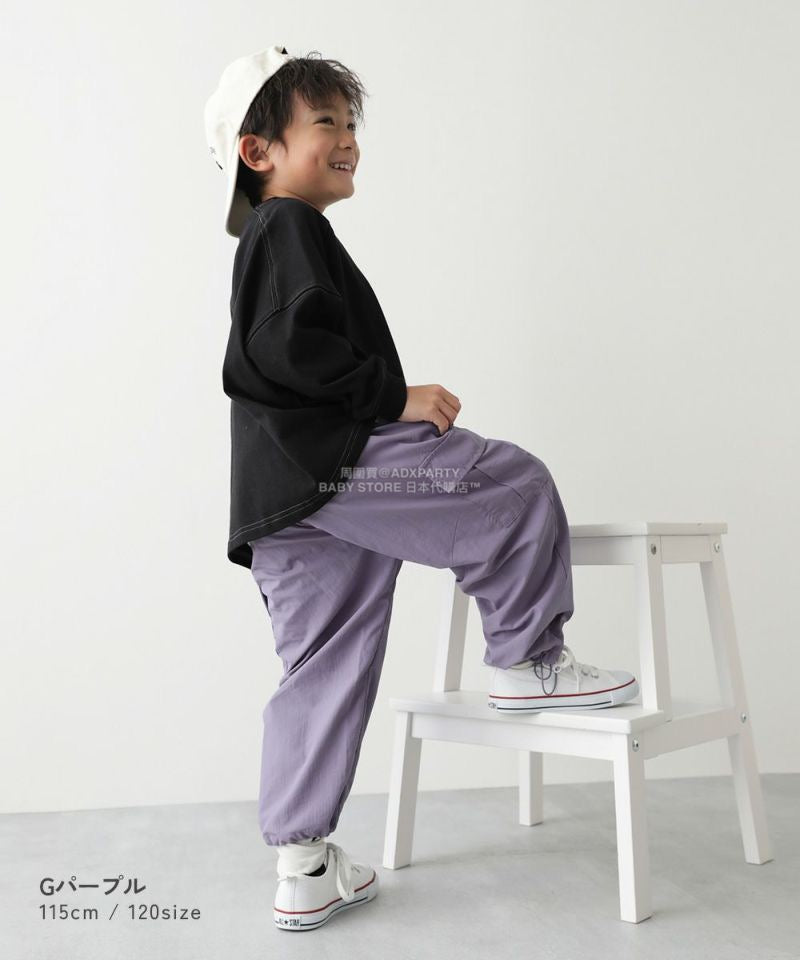 日本童裝 dev!rock 防水系列 抽繩工裝長褲 100-160cm 男童款/女童款 秋季 PANTS