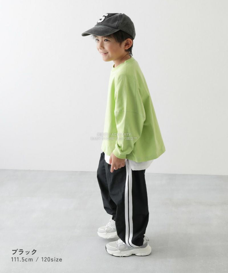 日本童裝 dev!rock 防水系列 條紋運動長褲 100-160cm 男童款/女童款 秋季 PANTS