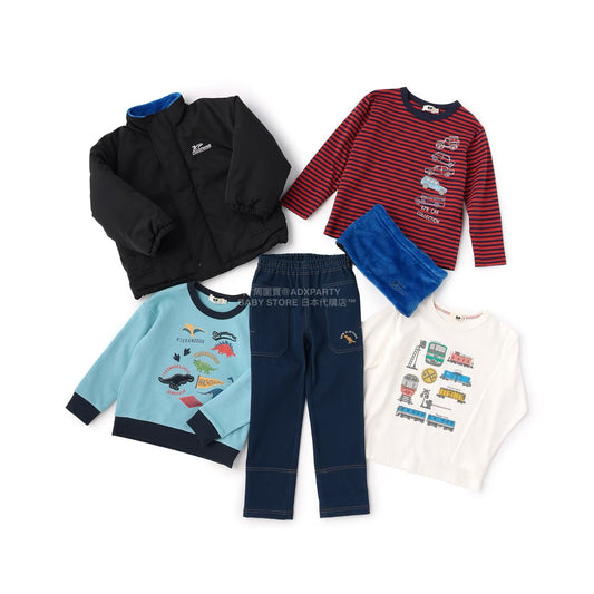 日本直送 KP 福袋6點 90-140cm 男童款 2026年日本新春福袋 福袋不參與$900免運 滿$900可加$25免運【日本預售:2026年1月1日】