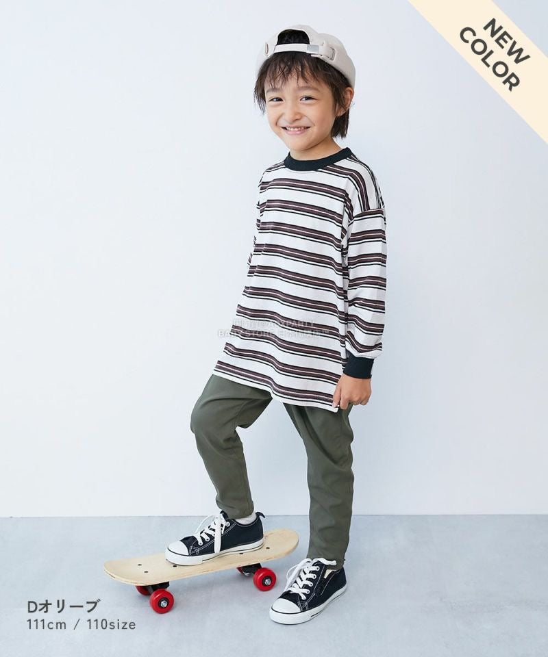日本童裝 dev!rock 彈性斜紋布長褲 90-160cm 男童款/女童款 秋季 PANTS