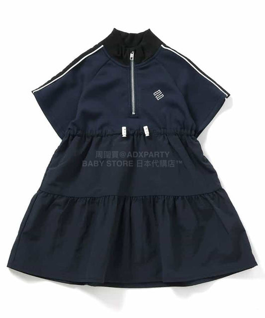 日本童裝 BREEZE 半拉鍊連身裙 80-140cm 女童款 夏季 DRESSES
