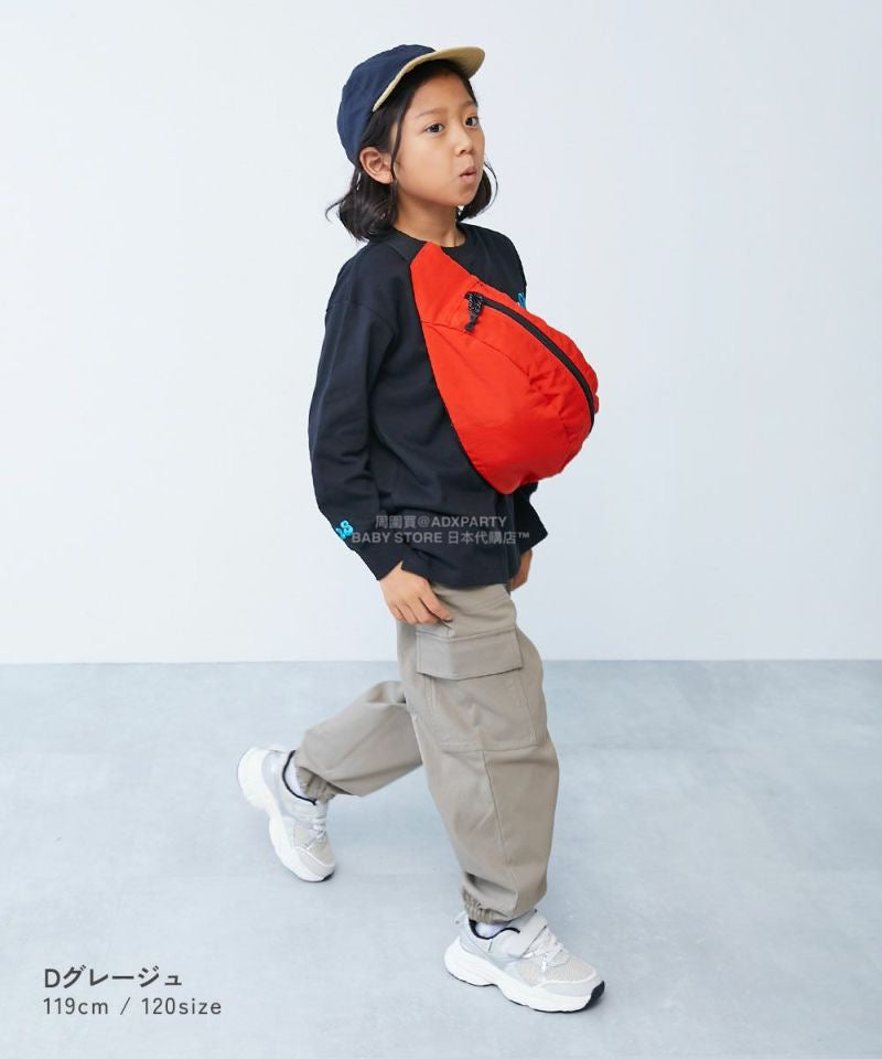日本童裝 dev!rock 彈性斜紋工裝長褲 100-160cm 男童款 秋季 PANTS