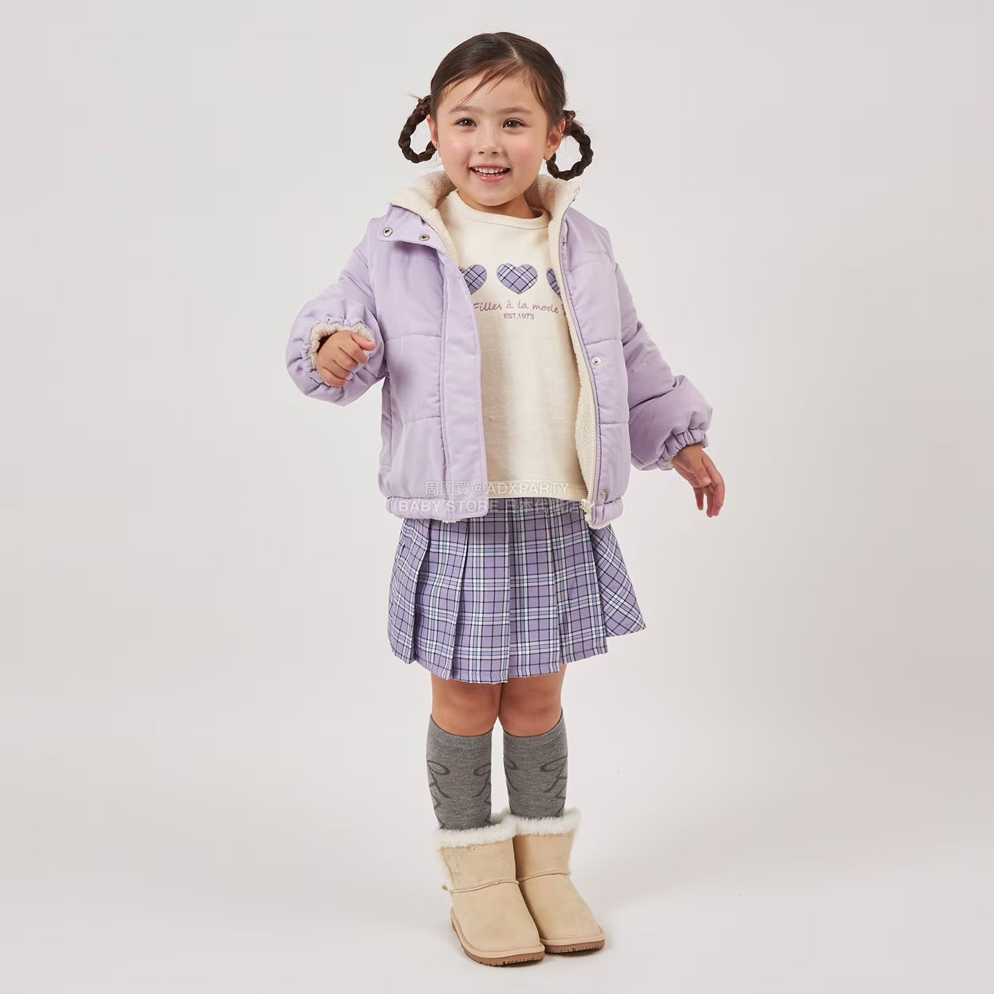 日本直送 KP 福袋5點 90-130cm 女童款 2026年日本新春福袋 福袋不參與$900免運 滿$900可加$25免運 【日本預售:2026年1月1日】