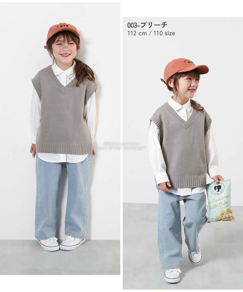 日本童裝 dev!rock 彈性牛仔褲 100-160cm 女童款 秋季 PANTS