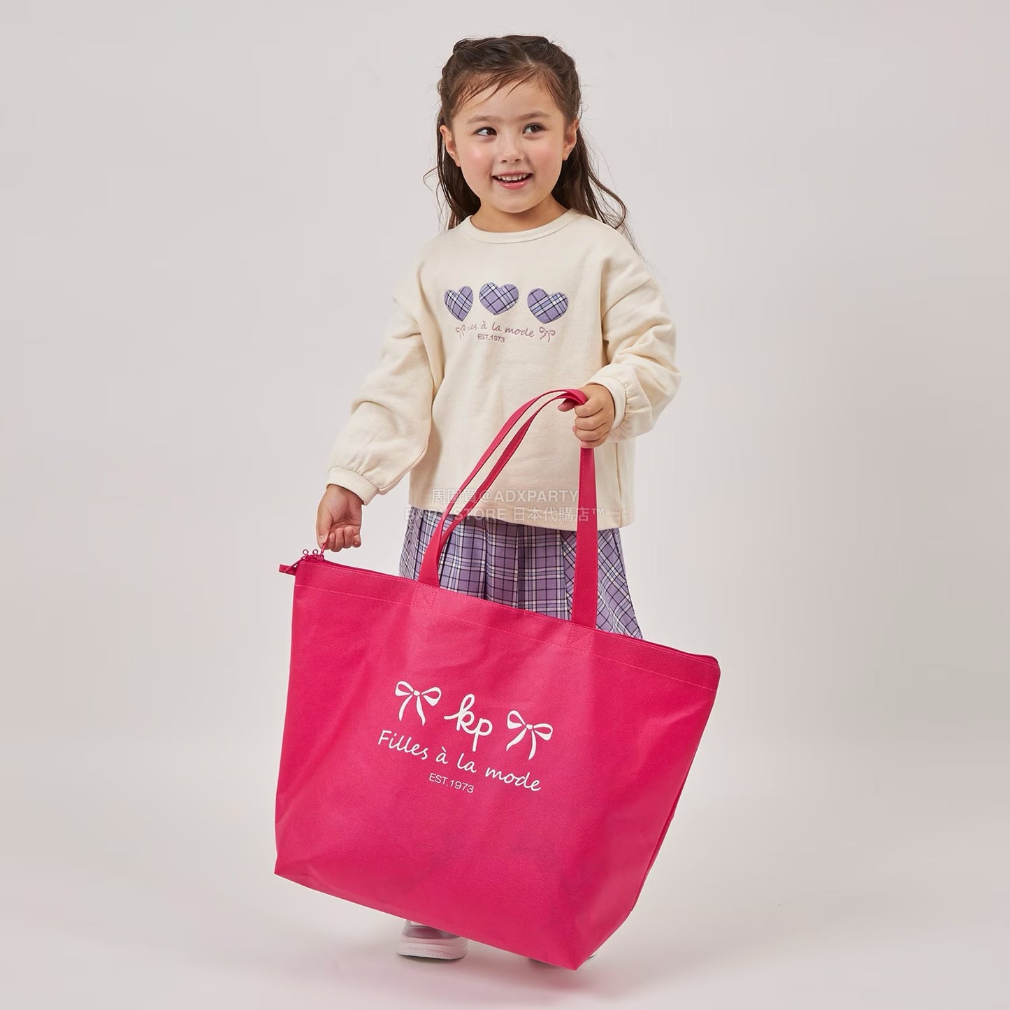 日本直送 KP 福袋5點 90-130cm 女童款 2026年日本新春福袋 福袋不參與$900免運 滿$900可加$25免運 【日本預售:2026年1月1日】