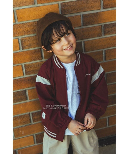 日本童裝 BEAMS mini 防水系列 彈性棒球運動外套 90-150cm 男童款/女童款 秋冬季
(適合初秋、香港平均溫度)OUTERWEAR