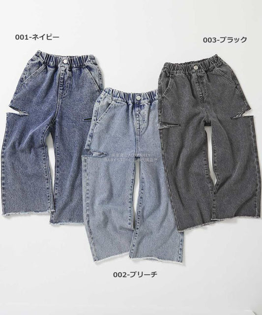 日本童裝 dev!rock 高腰鏤空牛仔褲 100-160cm 女童款 秋季 PANTS