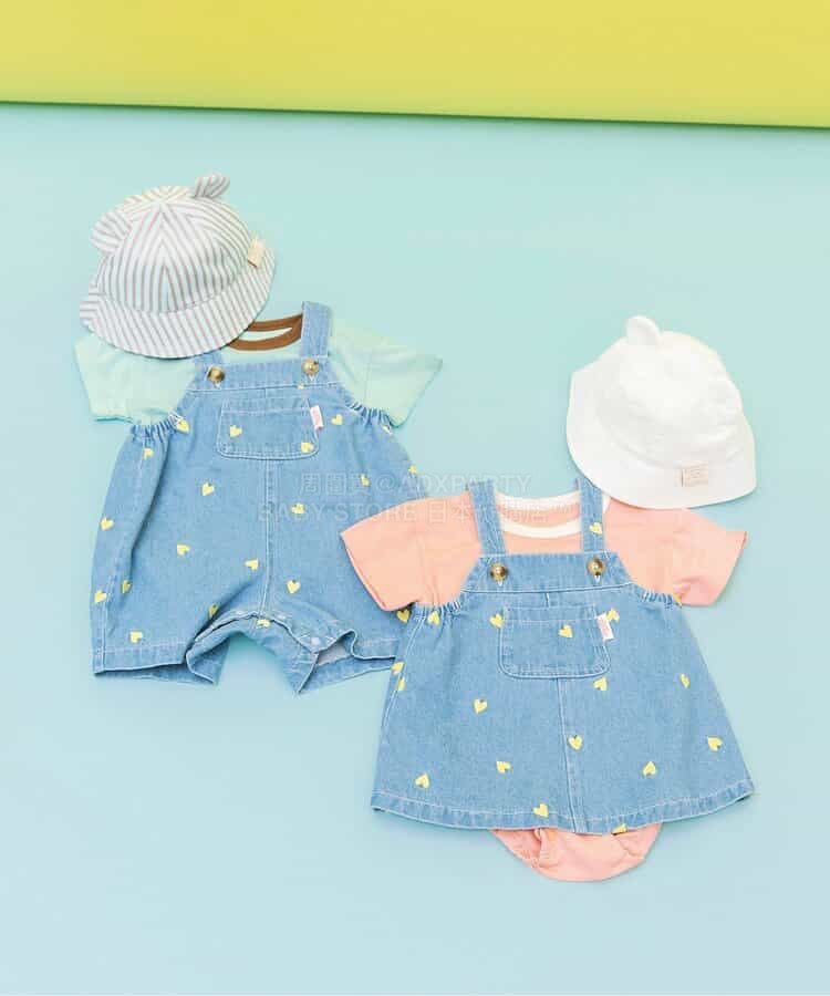 日本童裝 BREEZE 雙口袋連衣 70-80cm 男童款/女童款 初生嬰兒 夏季 Jumpsuit