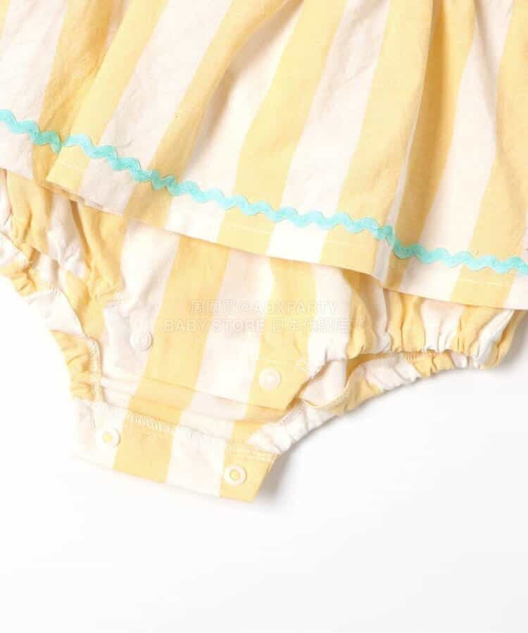 日本童裝 BREEZE波浪格仔連衣 70-80cm 女童款 初生嬰兒 夏季 Jumpsuit