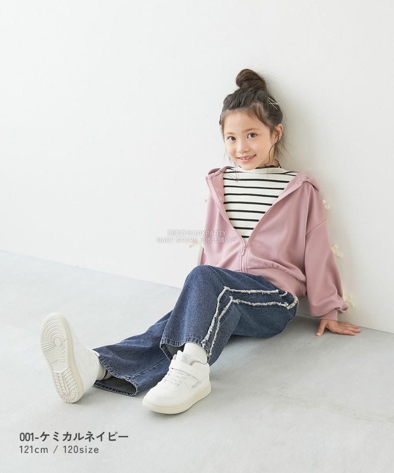 日本童裝 dev!rock 側流蘇牛仔褲 100-160cm 女童款 秋季 PANTS