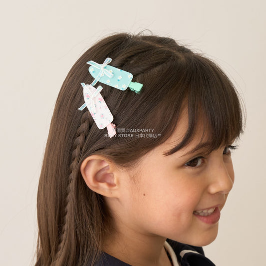 日本直送 Lycee mine 絲帶髮夾2件套 手飾/髮飾系列