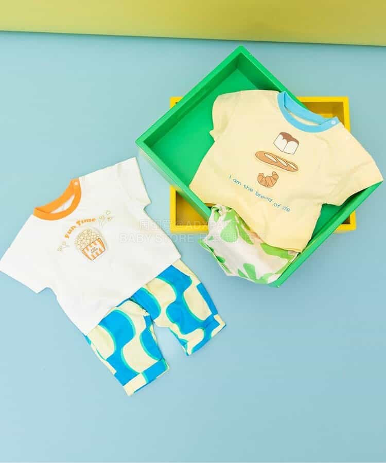 日本童裝 BREEZE 全印花短褲 70-80cm 男童款 初生嬰兒 夏季 PANTS