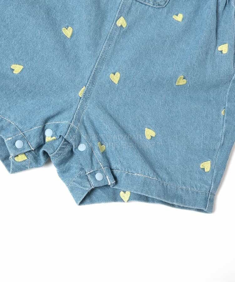 日本童裝 BREEZE 心心刺繡連衣 70-90cm 男童款/女童款 初生嬰兒 夏季 Jumpsuit