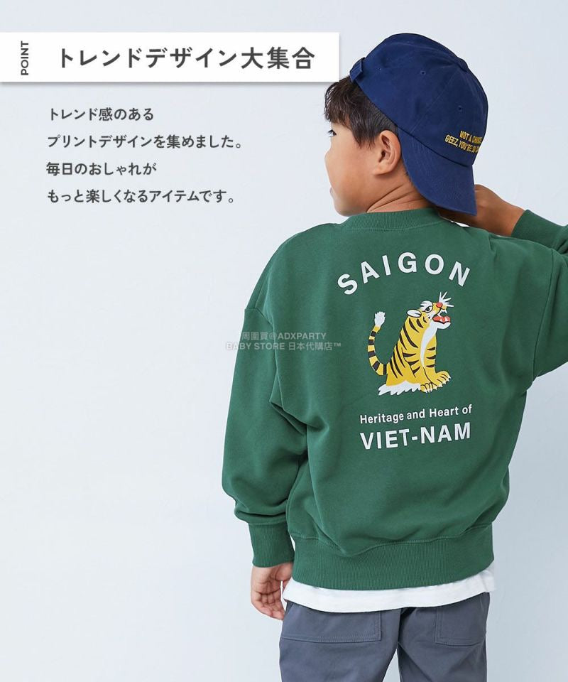 日本童裝 dev!rock 印花衛衣 90-160cm 男童款/女童款 秋季 TOPS
